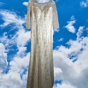 Nicoli by ASM 8 long dress with small train. Beautiful dress wedding, holidays